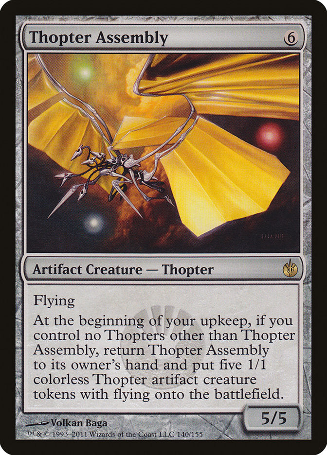 {R} Thopter Assembly [Mirrodin Besieged][MBS 140]