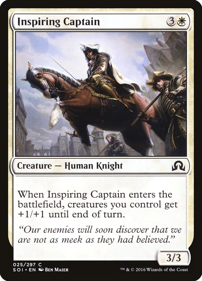 {C} Inspiring Captain [Shadows over Innistrad][SOI 025]