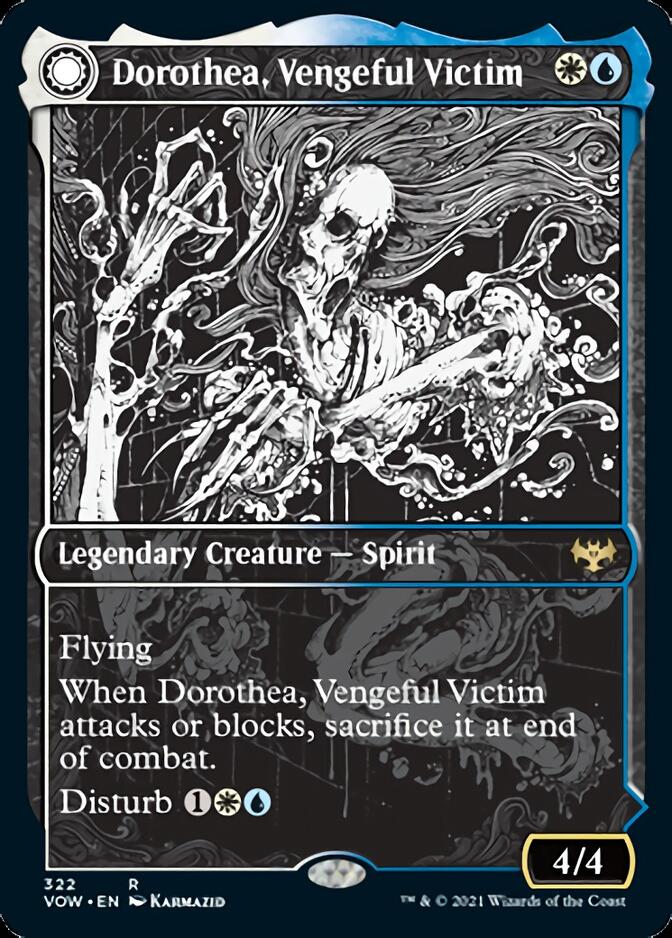 {R} Dorothea, Vengeful Victim // Dorothea's Retribution (Showcase Eternal Night) [Innistrad: Crimson Vow][VOW 322]