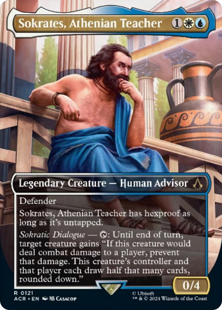 {R} Sokrates, Athenian Teacher (Borderless) [Assassin's Creed][ACR 121]