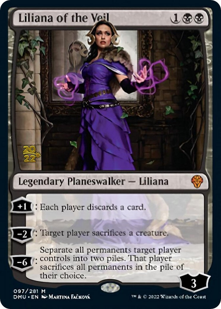 {@R} Liliana of the Veil [Dominaria United Prerelease Promos][PR DMU 097]