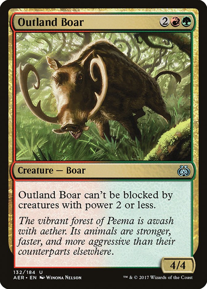 {C} Outland Boar [Aether Revolt][AER 132]