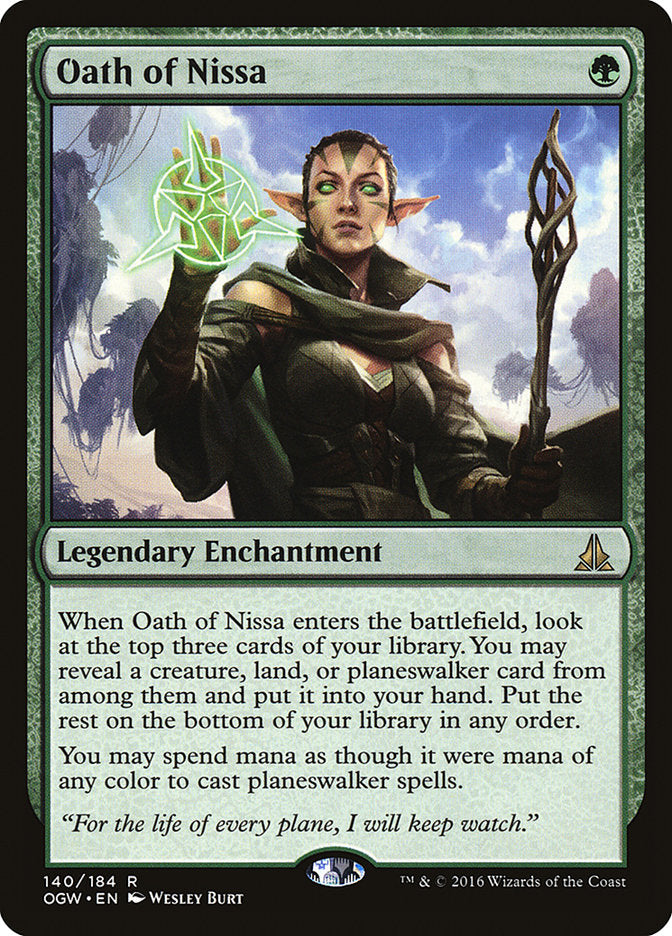 {R} Oath of Nissa [Oath of the Gatewatch][OGW 140]