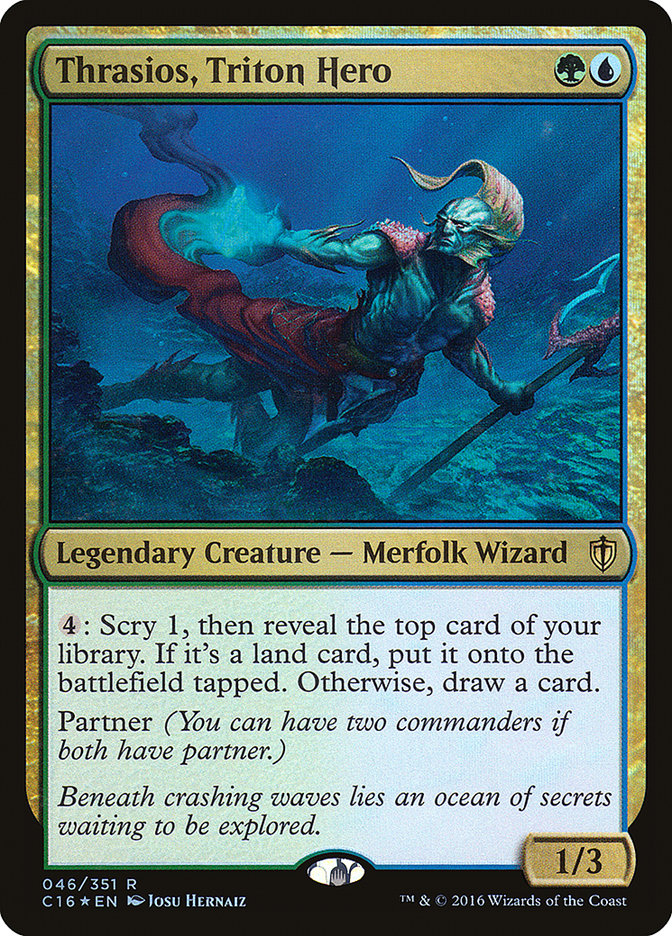 {R} Thrasios, Triton Hero [Commander 2016][C16 046]