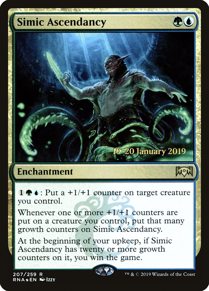 {R} Simic Ascendancy [Ravnica Allegiance Prerelease Promos][PR RNA 207]