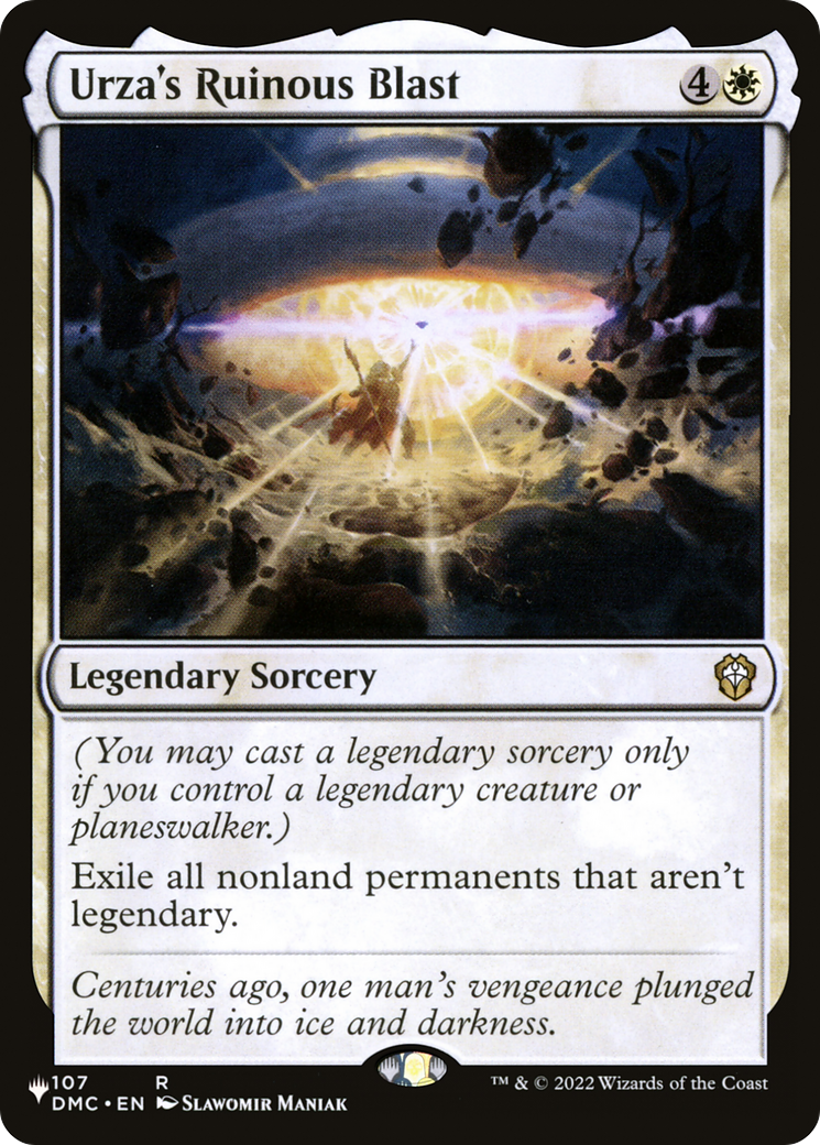 {R} Urza's Ruinous Blast [Secret Lair: From Cute to Brute][LS DMC 107]