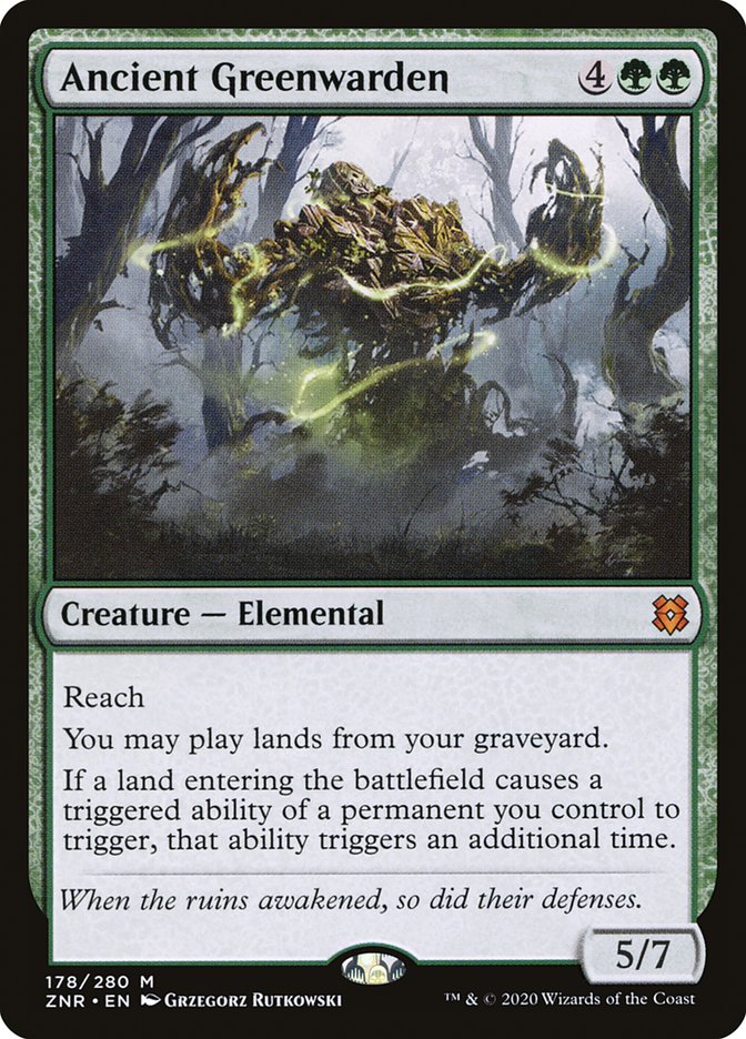 {R} Ancient Greenwarden [Zendikar Rising][ZNR 178]