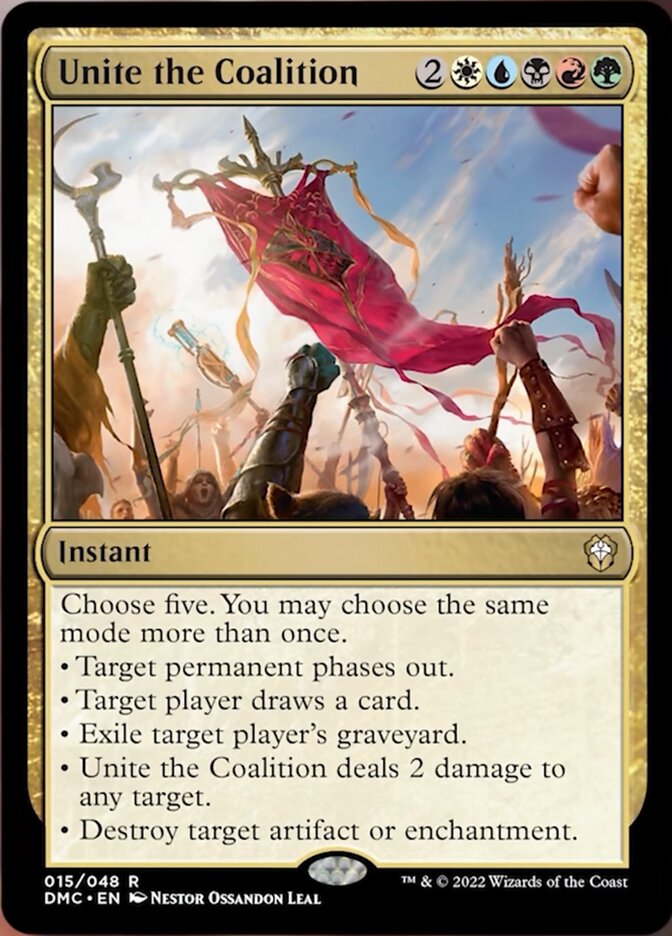 {R} Unite the Coalition [Dominaria United Commander][DMC 015]