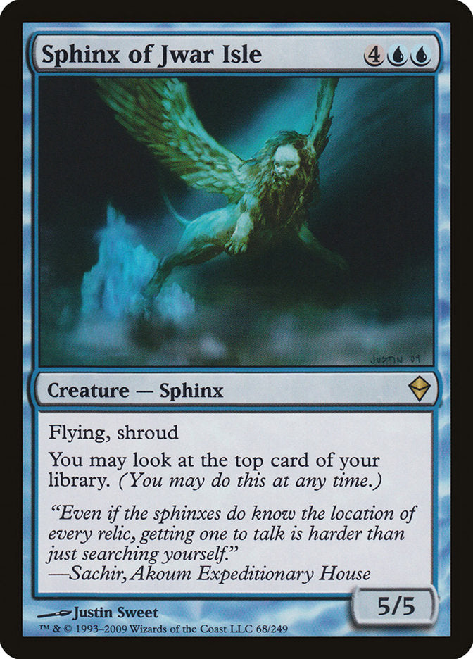 {R} Sphinx of Jwar Isle [Zendikar][ZEN 068]