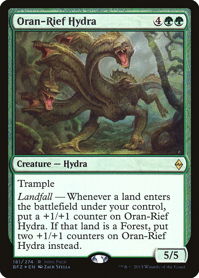 {R} Oran-Rief Hydra (Intro Pack) [Battle for Zendikar Promos][PA BFZ 181]