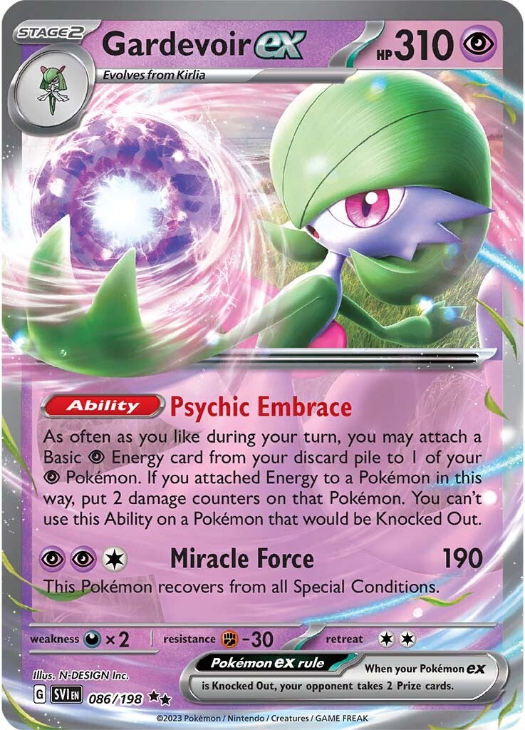 [PKM-R] Gardevoir ex (086/198) [Scarlet & Violet: Base Set]