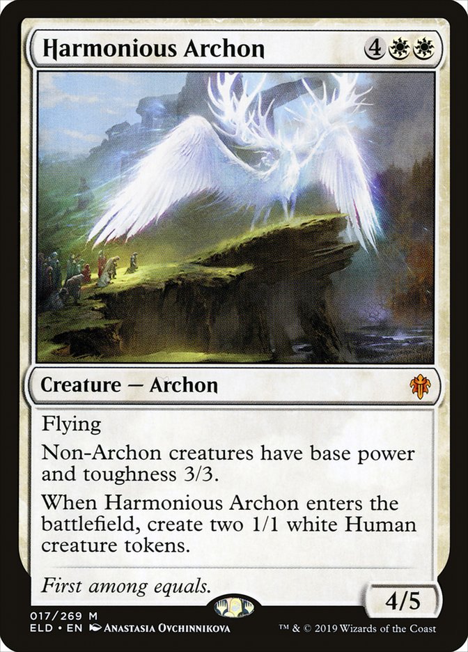 {R} Harmonious Archon [Throne of Eldraine][ELD 017]