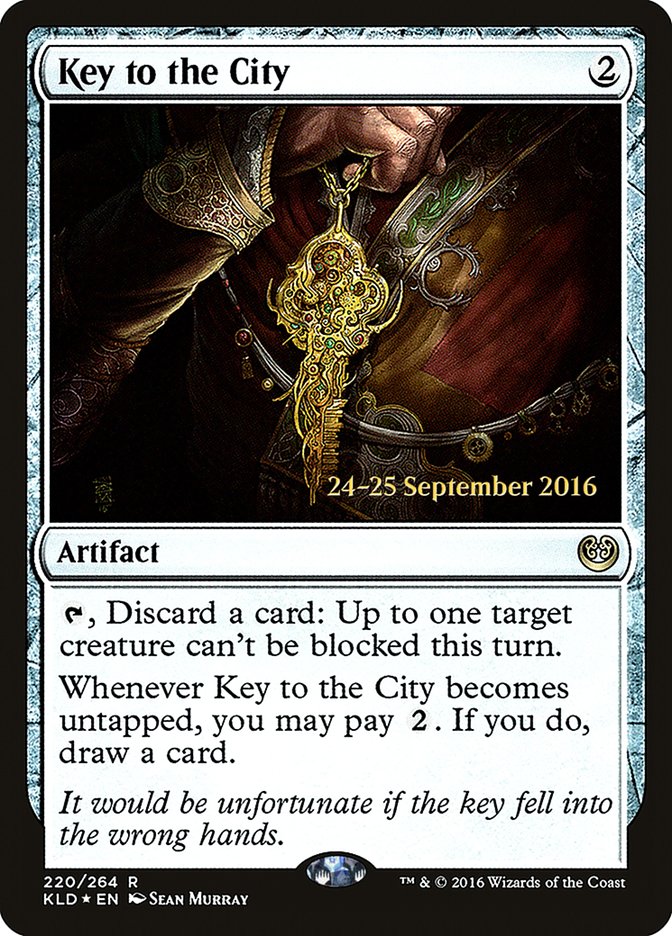 {R} Key to the City [Kaladesh Prerelease Promos][PR KLD 220]