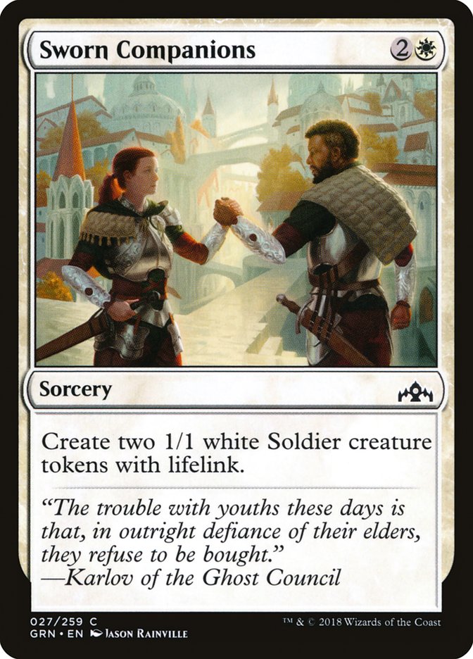 {C} Sworn Companions [Guilds of Ravnica][GRN 027]