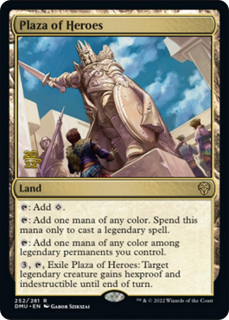 {@R} Plaza of Heroes [Dominaria United Prerelease Promos][PR DMU 252]