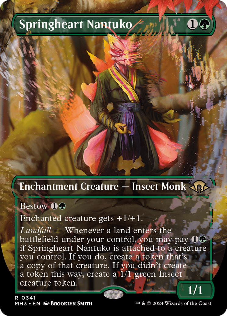 {R} Springheart Nantuko (Borderless) [Modern Horizons 3][MH3 341]