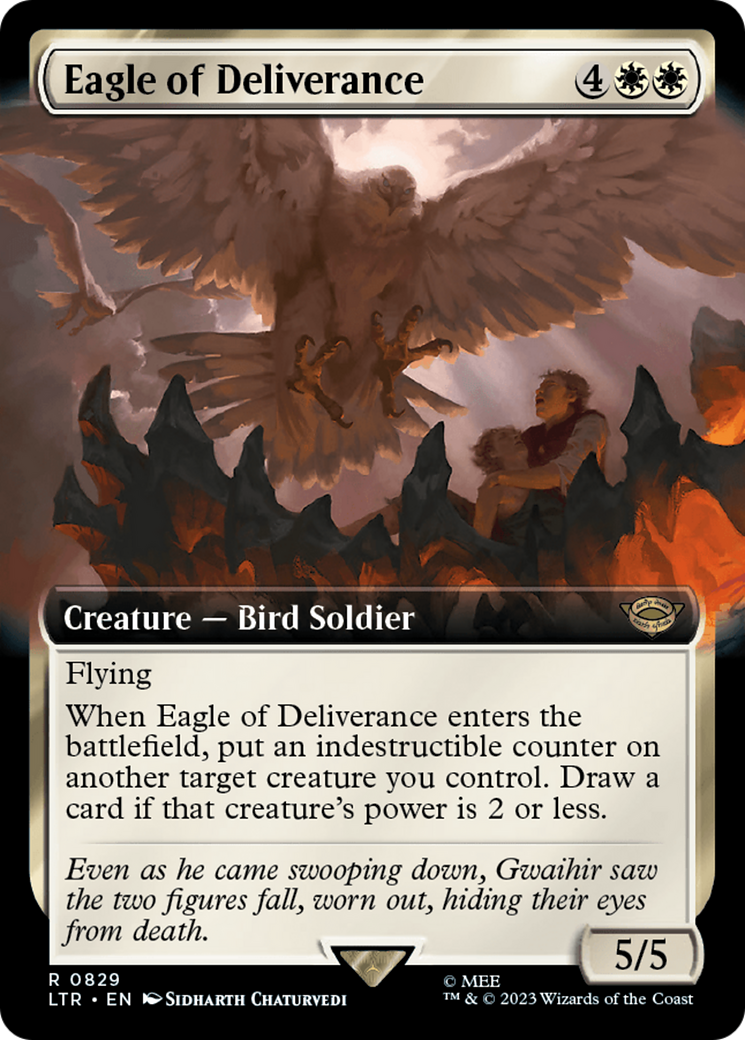 {R} Eagle of Deliverance (Extended Art) [The Lord of the Rings: Tales of Middle-Earth][LTR 829]