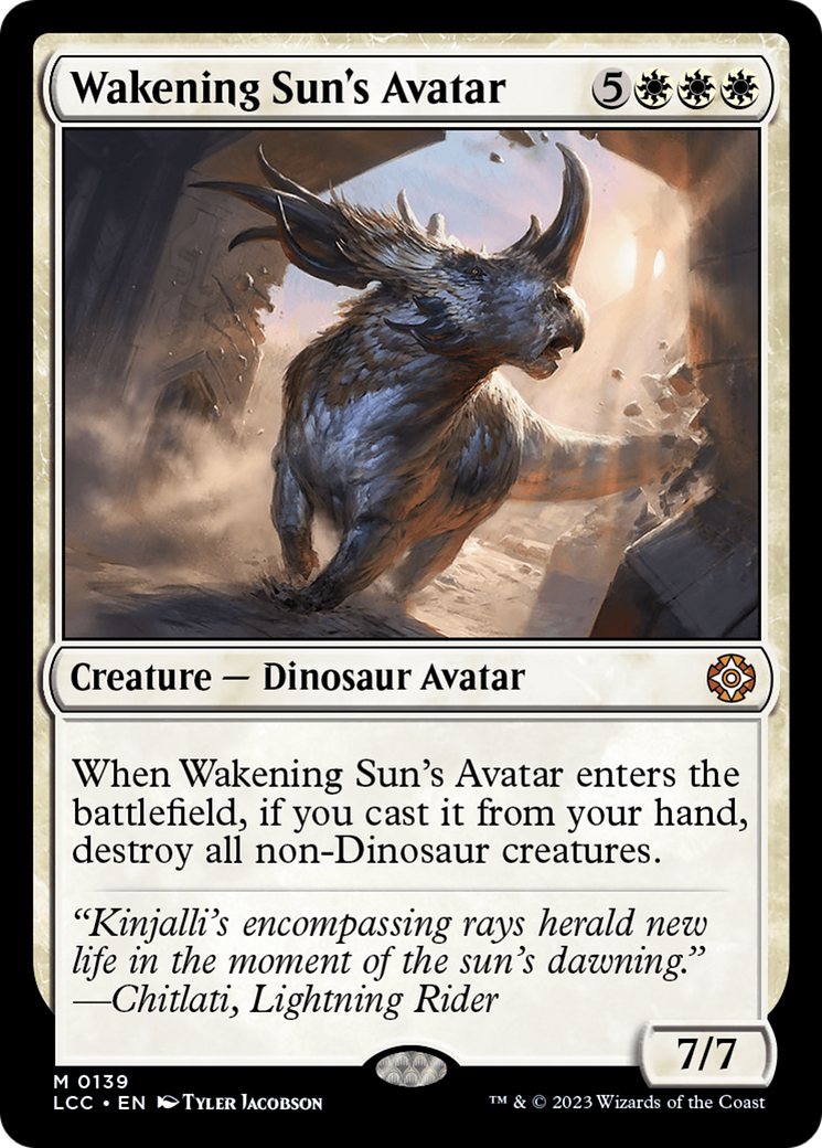 {R} Wakening Sun's Avatar [The Lost Caverns of Ixalan Commander][LCC 139]