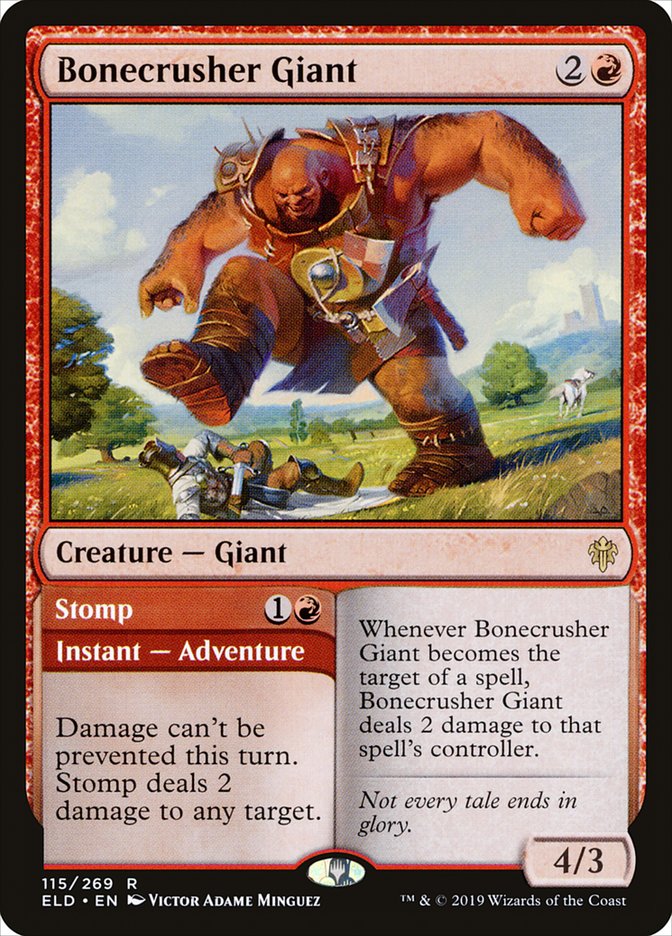 {R} Bonecrusher Giant // Stomp [Throne of Eldraine][ELD 115]