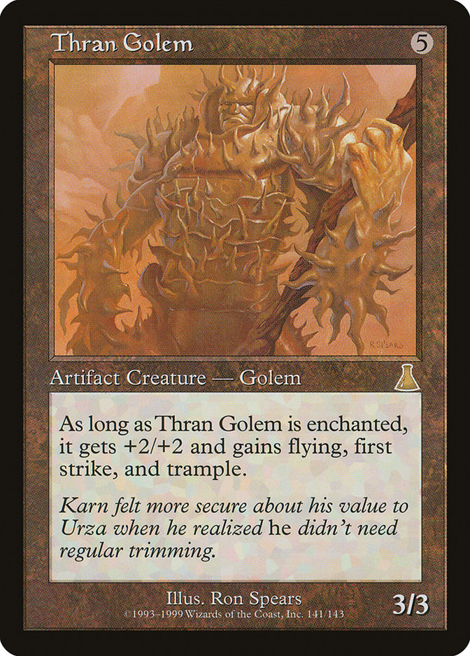 {R} Thran Golem [Urza's Destiny][UDS 141]