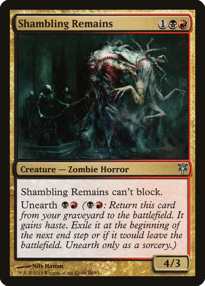 {C} Shambling Remains [Duel Decks: Sorin vs. Tibalt][DDK 048]