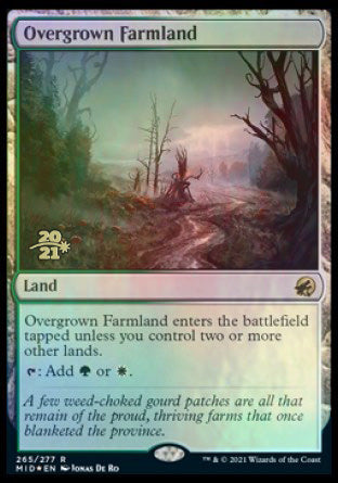 {R} Overgrown Farmland [Innistrad: Midnight Hunt Prerelease Promos][PR MID 265]