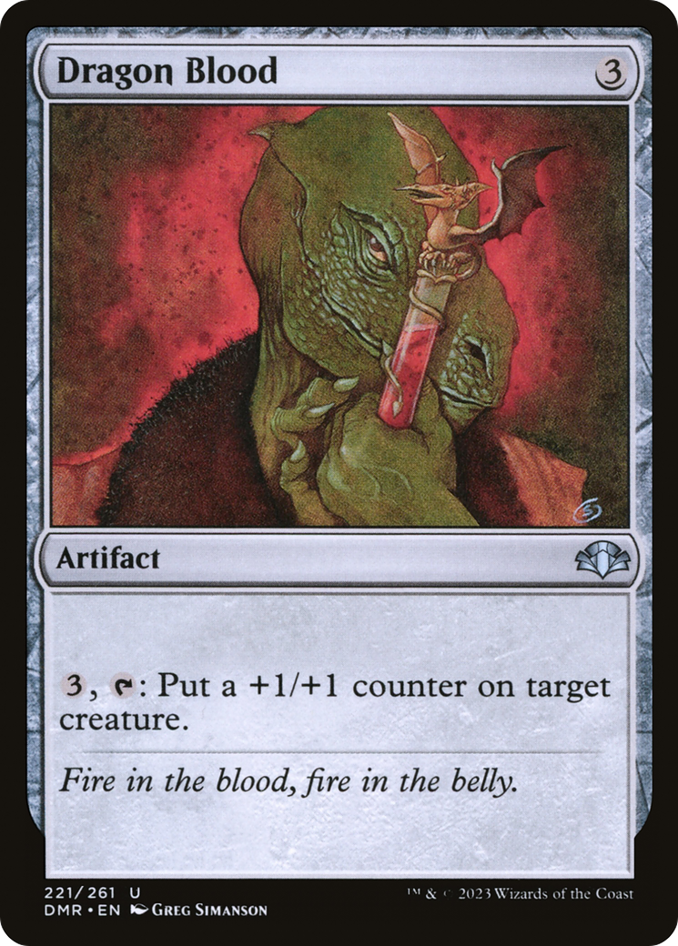 {C} Dragon Blood [Dominaria Remastered][DMR 221]