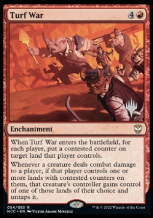 {R} Turf War (Promo Pack) [Streets of New Capenna Commander Promos][PP NCC 054]