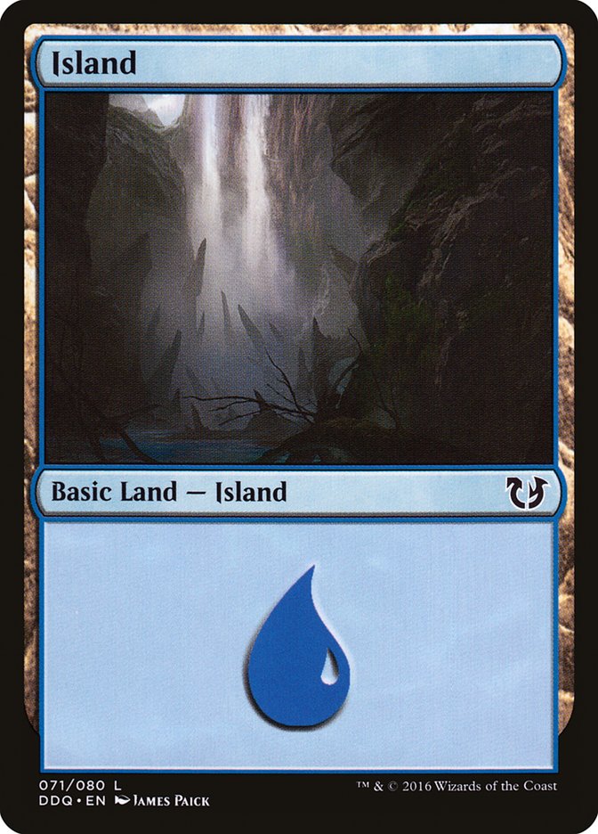 {B}[DDQ 071] Island (71) [Duel Decks: Blessed vs. Cursed]