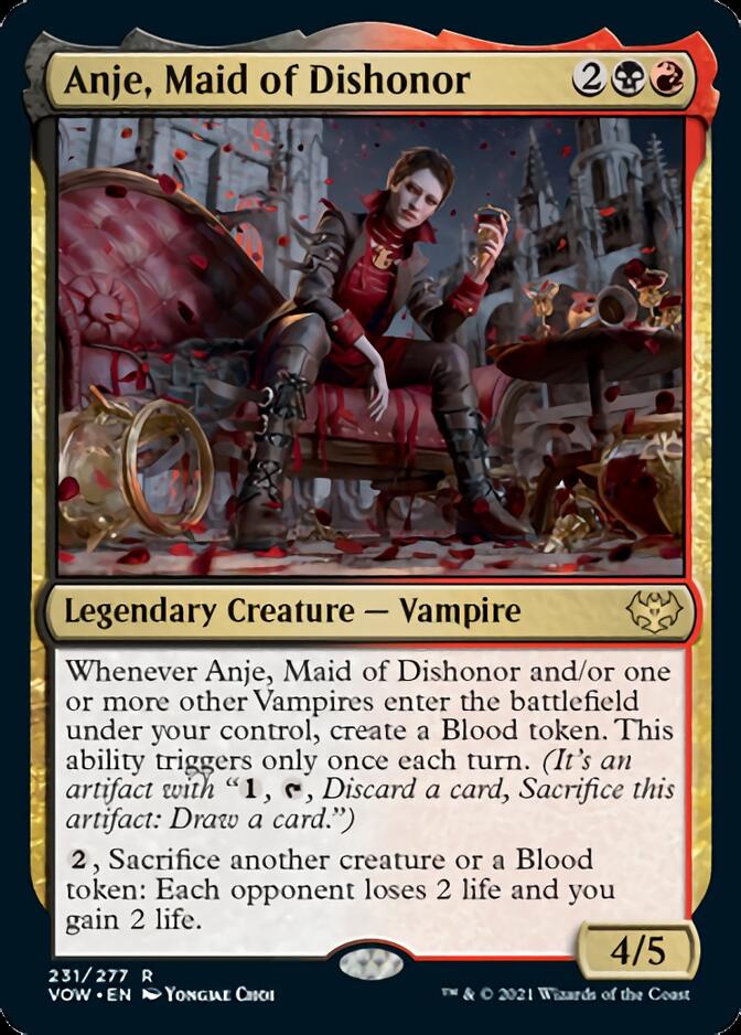 {R} Anje, Maid of Dishonor [Innistrad: Crimson Vow][VOW 231]