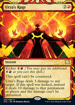 {R} Urza's Rage (Foil Etched) [Strixhaven: School of Mages Mystical Archive][ET STA 047]