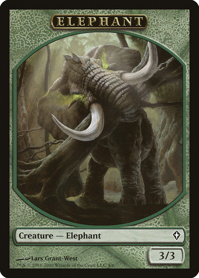 {T} Elephant Token [Worldwake Tokens][TWWK 004]