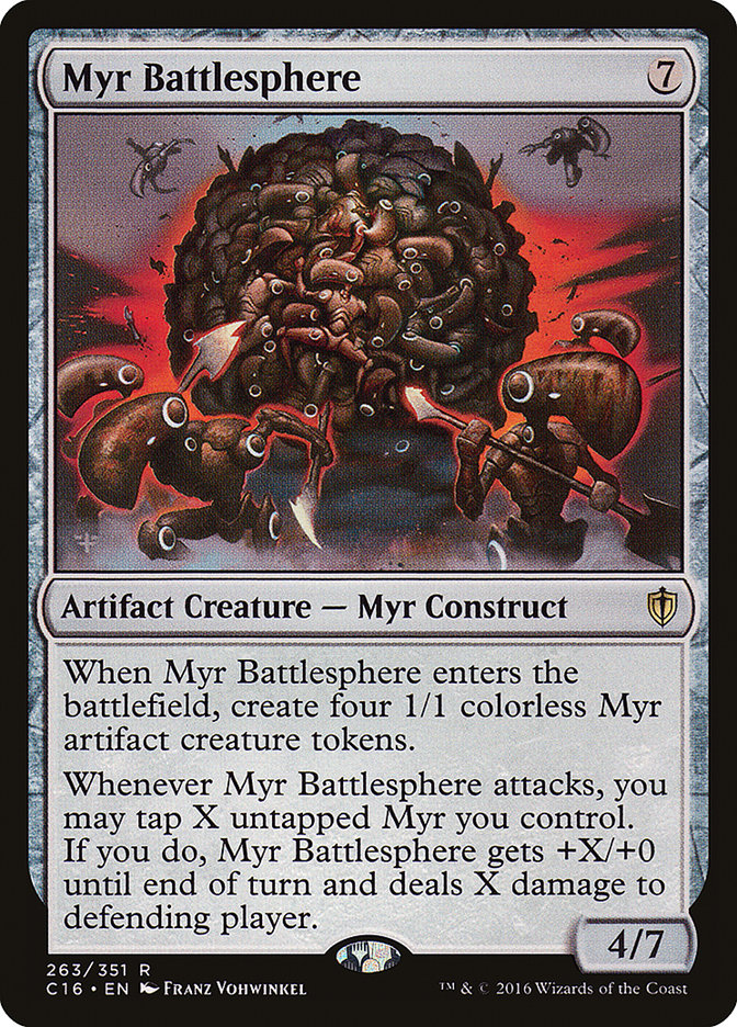 {R} Myr Battlesphere [Commander 2016][C16 263]