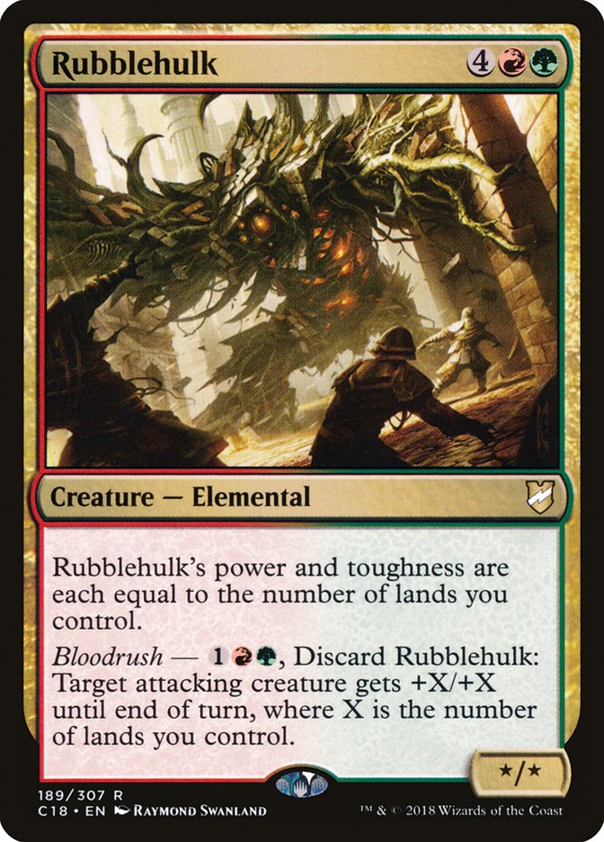 {R} Rubblehulk [Commander 2018][C18 189]