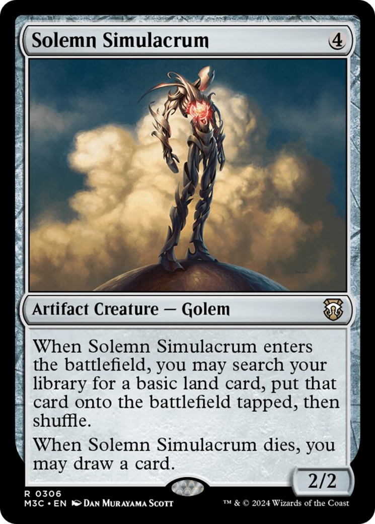 {R} Solemn Simulacrum [Modern Horizons 3 Commander][M3C 306]