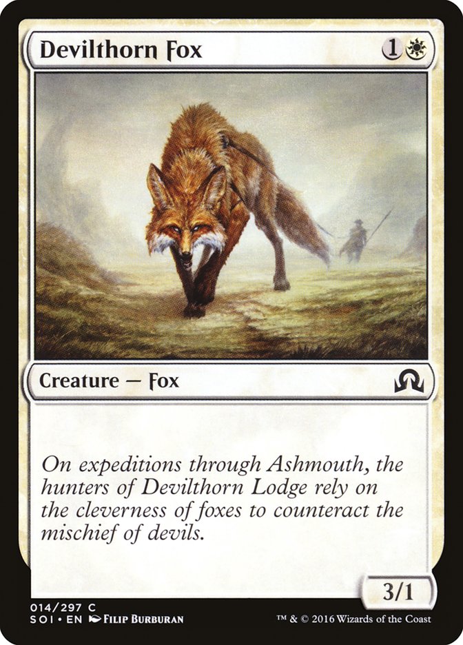 {C} Devilthorn Fox [Shadows over Innistrad][SOI 014]