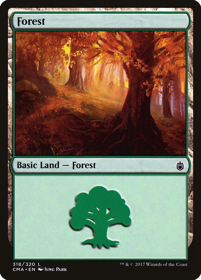 {B}[CMA 318] Forest (318) [Commander Anthology]