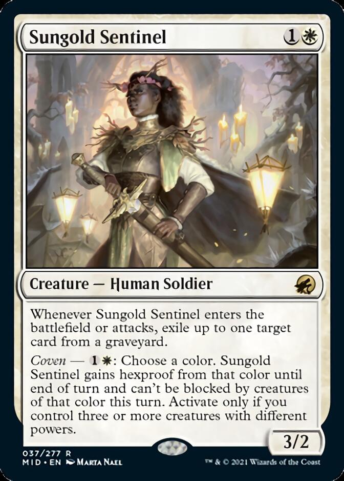 {R} Sungold Sentinel [Innistrad: Midnight Hunt][MID 037]