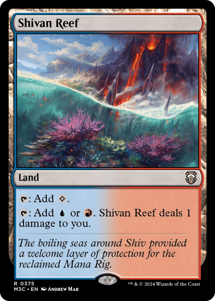 {R} Shivan Reef [Modern Horizons 3 Commander][M3C 375]