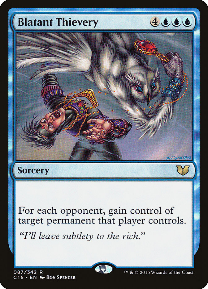 {R} Blatant Thievery [Commander 2015][C15 087]