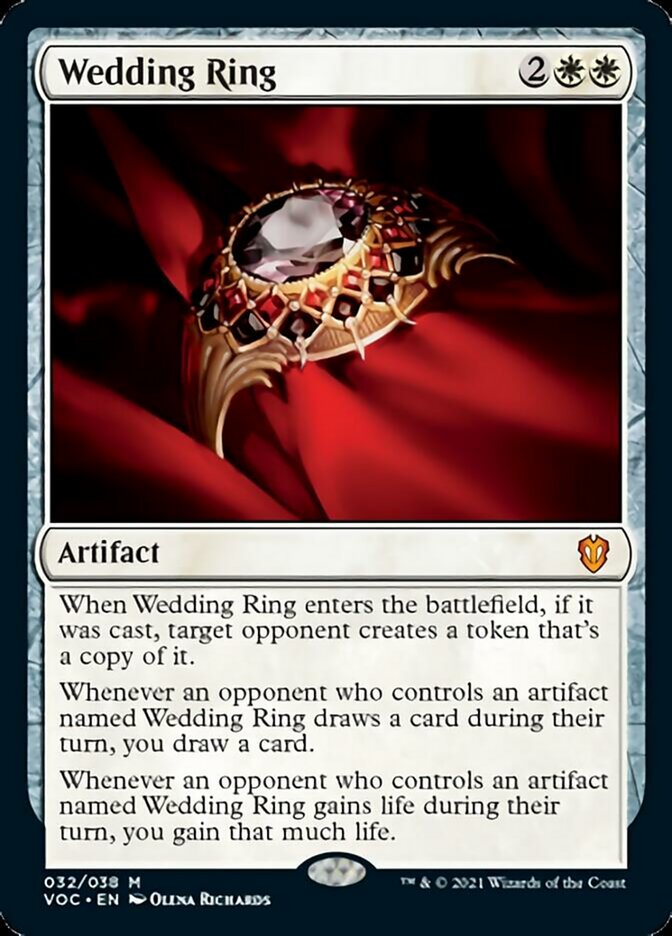 {R} Wedding Ring [Innistrad: Crimson Vow Commander][VOC 032]