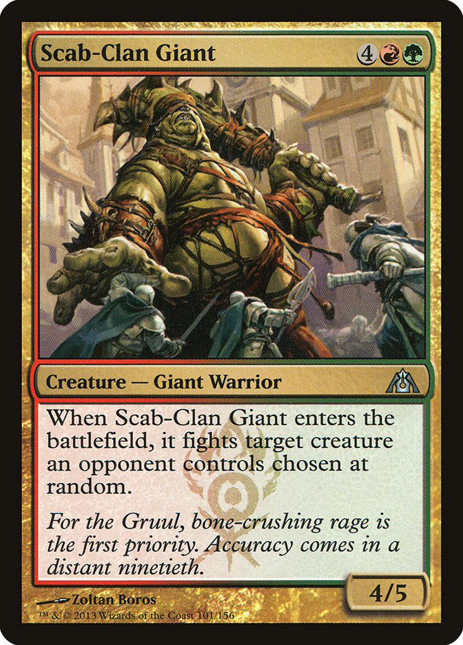 {C} Scab-Clan Giant [Dragon's Maze][DGM 101]