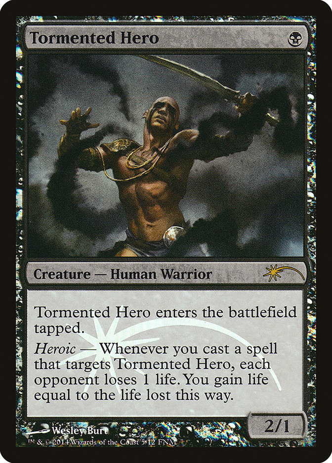 {R} Tormented Hero [Friday Night Magic 2014][PA F14 005]