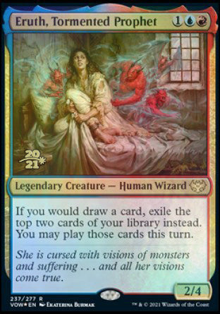 {@R} Eruth, Tormented Prophet [Innistrad: Crimson Vow Prerelease Promos][PR VOW 237]