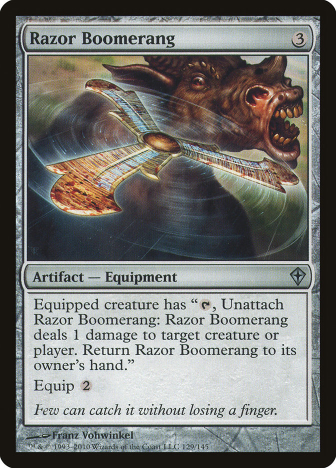 {C} Razor Boomerang [Worldwake][WWK 129]