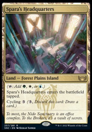 {R} Spara's Headquarters (Promo Pack) [Streets of New Capenna Promos][PP SNC 257]