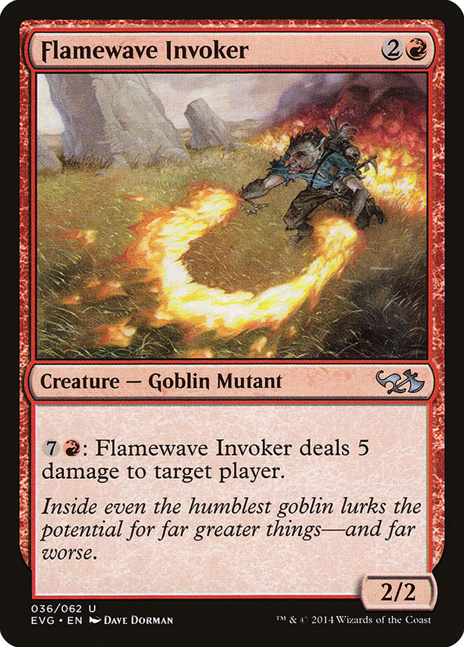 {C} Flamewave Invoker (Elves vs. Goblins) [Duel Decks Anthology][EVG 036]