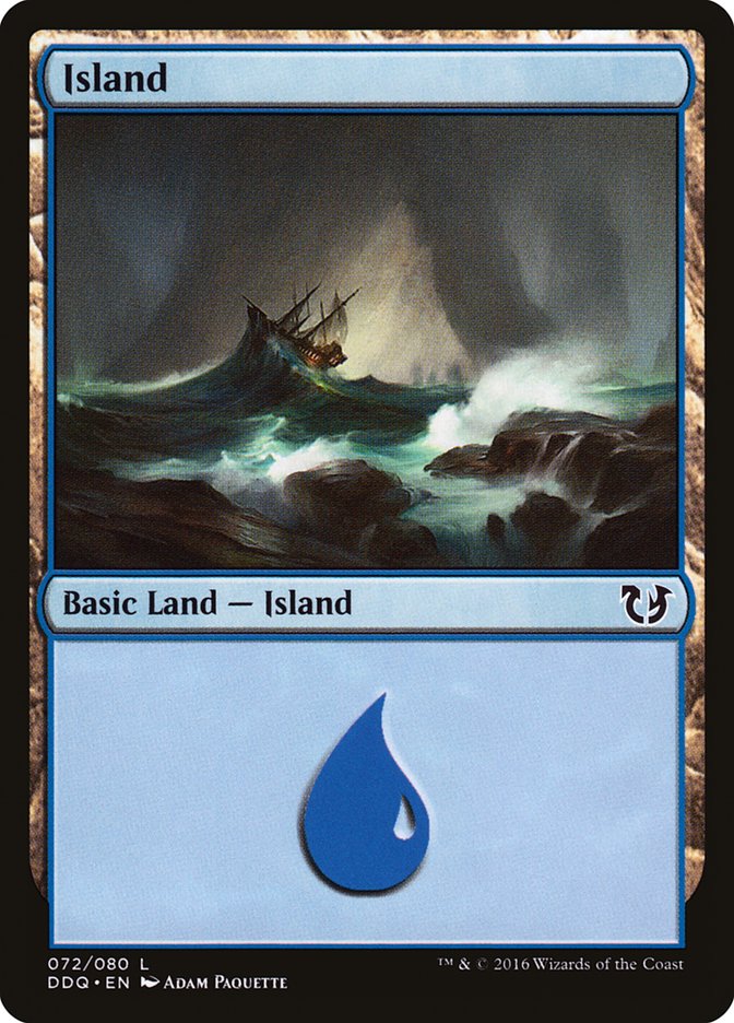 {B}[DDQ 072] Island (72) [Duel Decks: Blessed vs. Cursed]