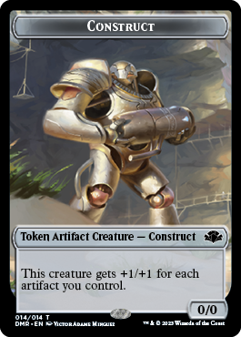 {T} Zombie // Construct Double-Sided Token [Dominaria Remastered Tokens][TDMR 5//14]