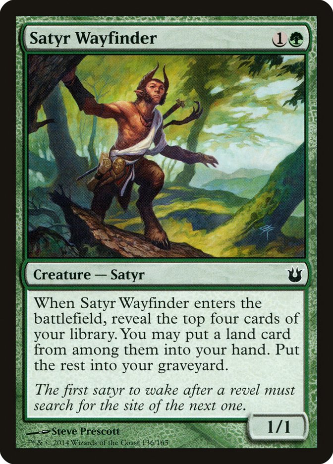 {C} Satyr Wayfinder [Born of the Gods][BNG 136]